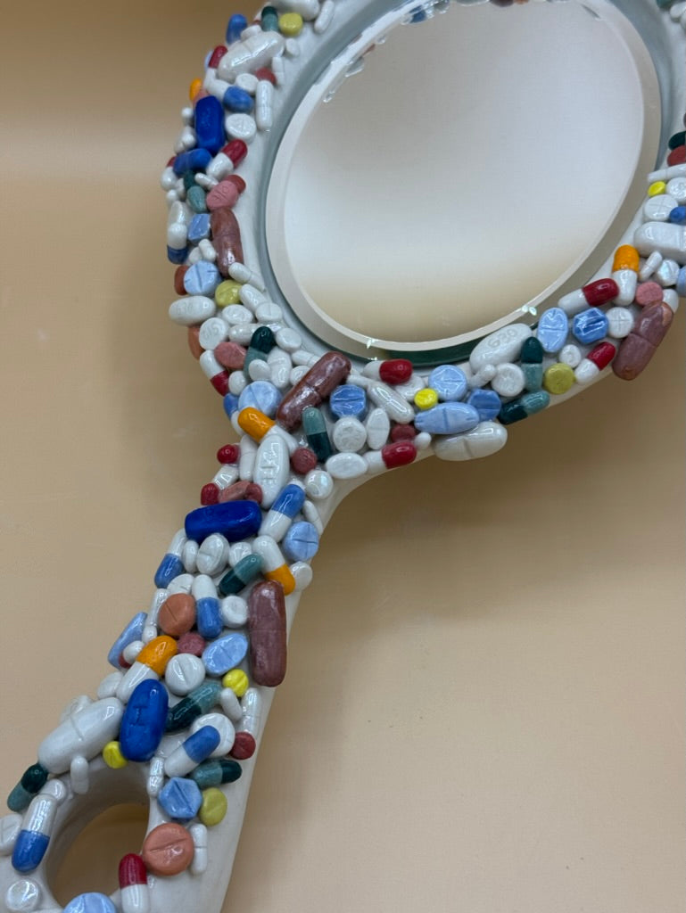 Mirror: Porcelain Pill *Large* ~SOLD~